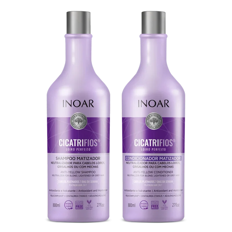Kit Dúo CicatriFios Rubio Perfecto 800ML